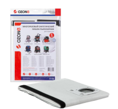 Мешки для пылесоса OZONE 1шт многораз. синтетч. XT-508